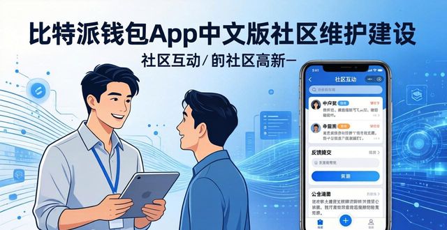 bitpie比特派钱包_比特派钱包使用方法_比特派钱包app官方下载中文版的社区维护与建设