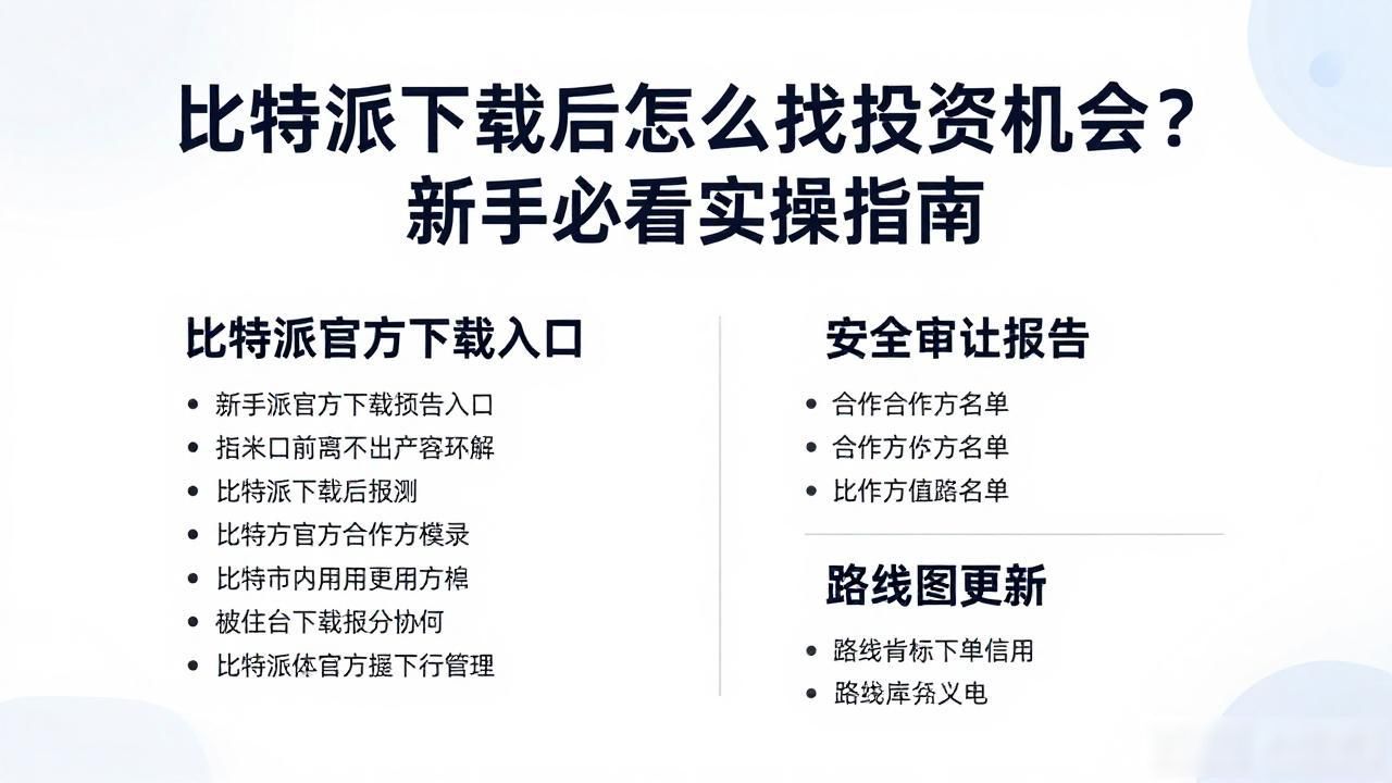 如何在比特派官方下载中找寻投资机会？_版本更新日志解读_比特派官方下载页投资线索