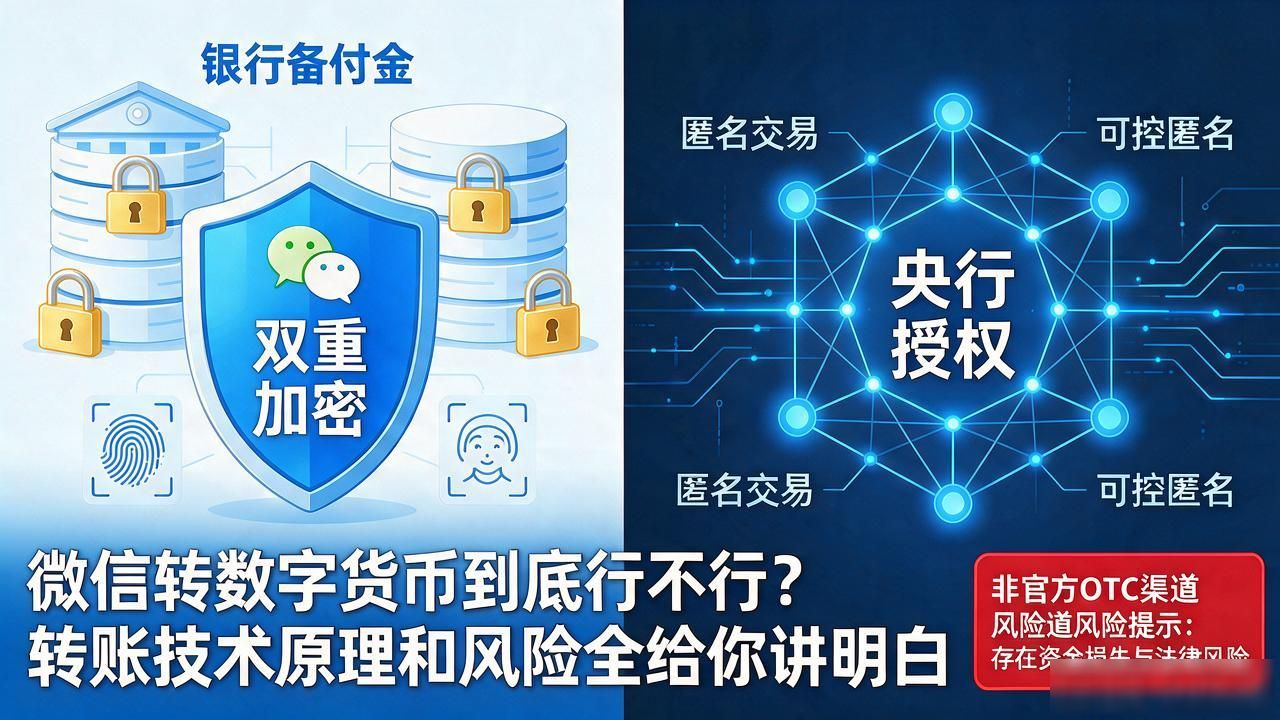 数字人民币与微信支付区别_数字货币转账微信技术_微信能否直接转账数字货币