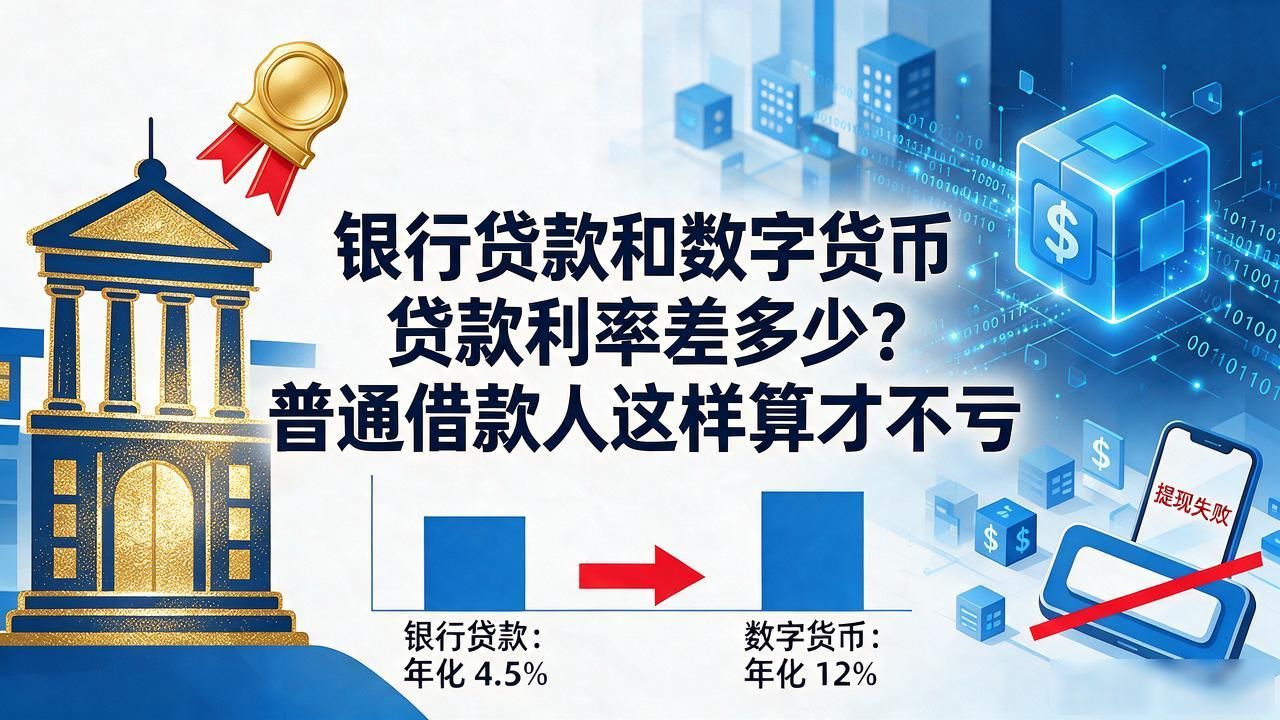 数字货币贷款利率对比_传统银行贷款利率分析_银行贷款数字货币利率