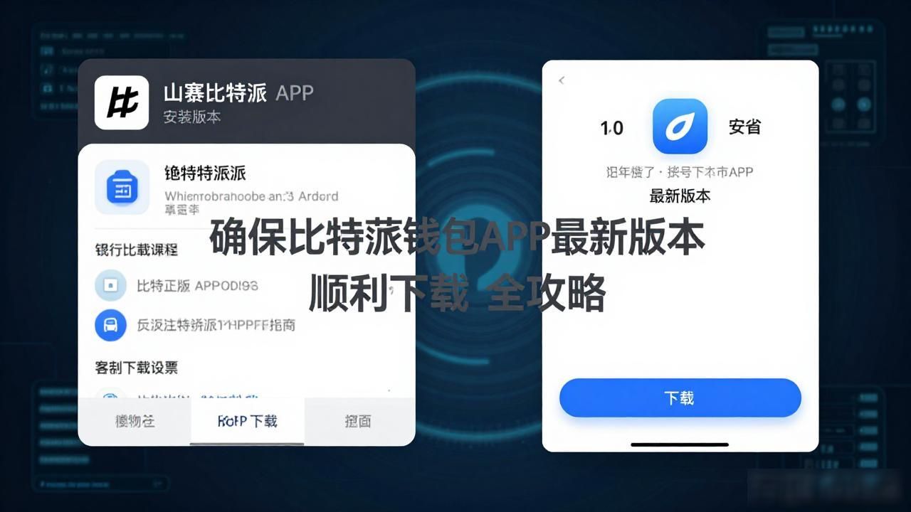 如何确保比特派钱包APP最新版本的顺利下载？_辨别比特派钱包真伪方法_比特派官方下载渠道