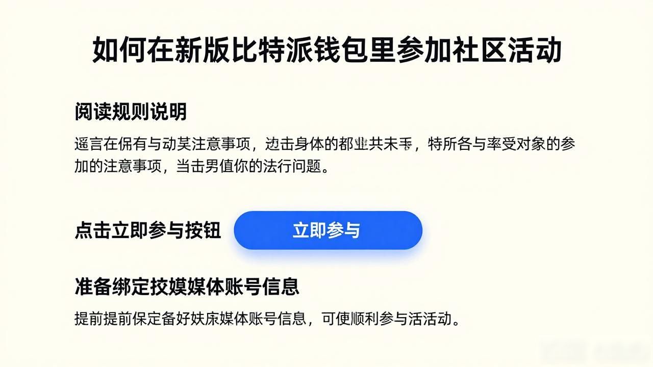 比特派钱包新版福利获取_如何在比特派钱包下载中参与社区活动?_比特派钱包活动入口
