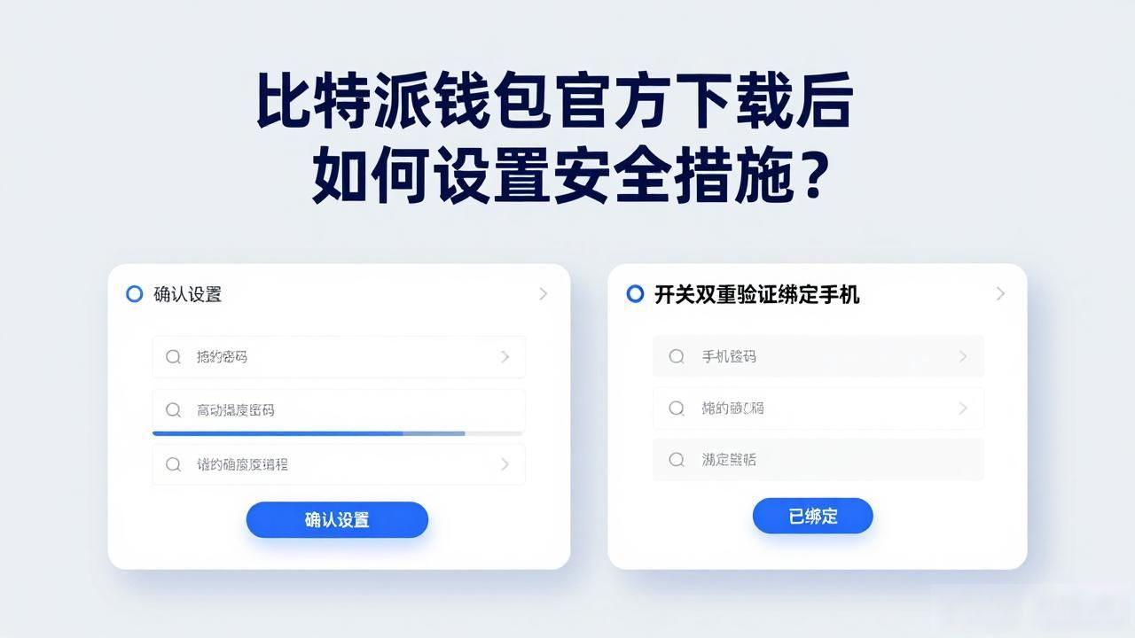 比特派钱包官方下载_设置高强度密码双重验证_如何在比特派钱包app官方下载网址中设置安全措施？