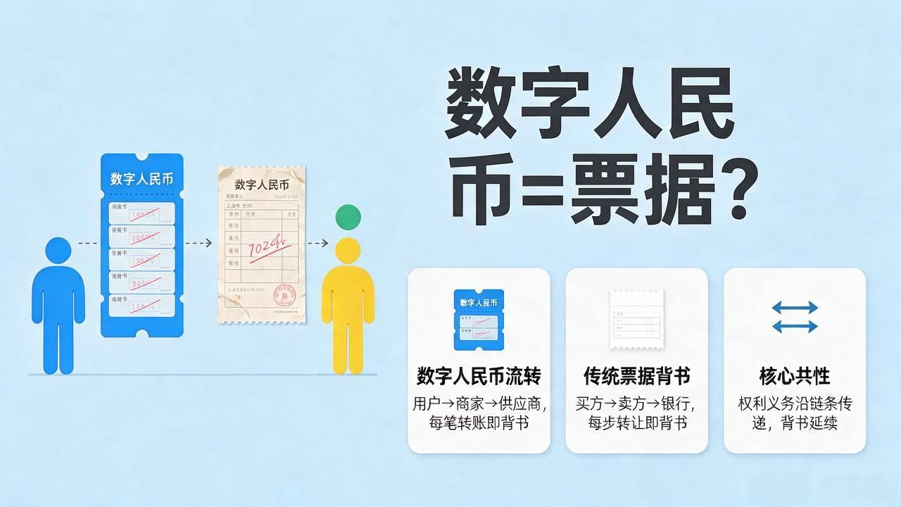 数字货币本质票据_数字货币就是票据_数字人民币与银行承兑汇票对比