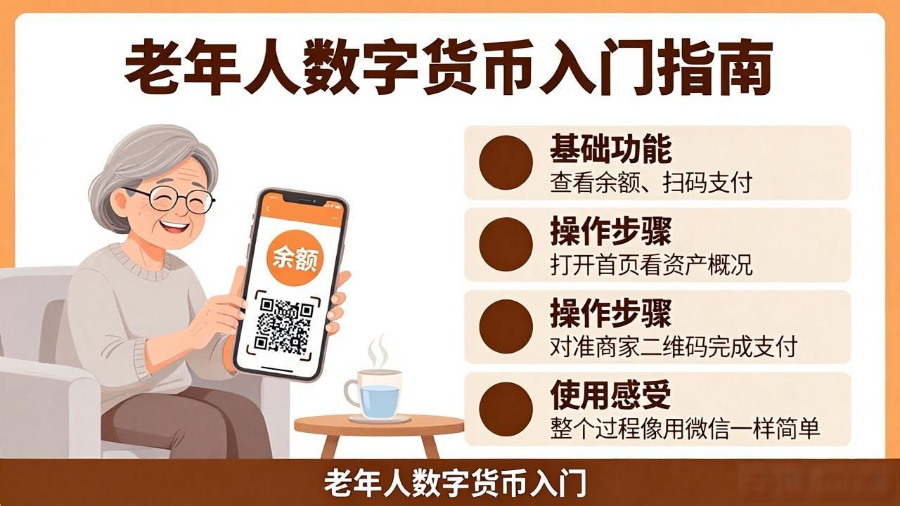 老年机能用数字货币_老年人使用数字货币安全指南_老年人学习数字货币