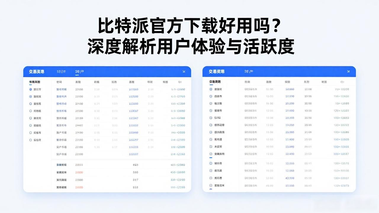 比特派钱包下载体验_比特派官方下载的用户体验与参与度_流畅交互设计