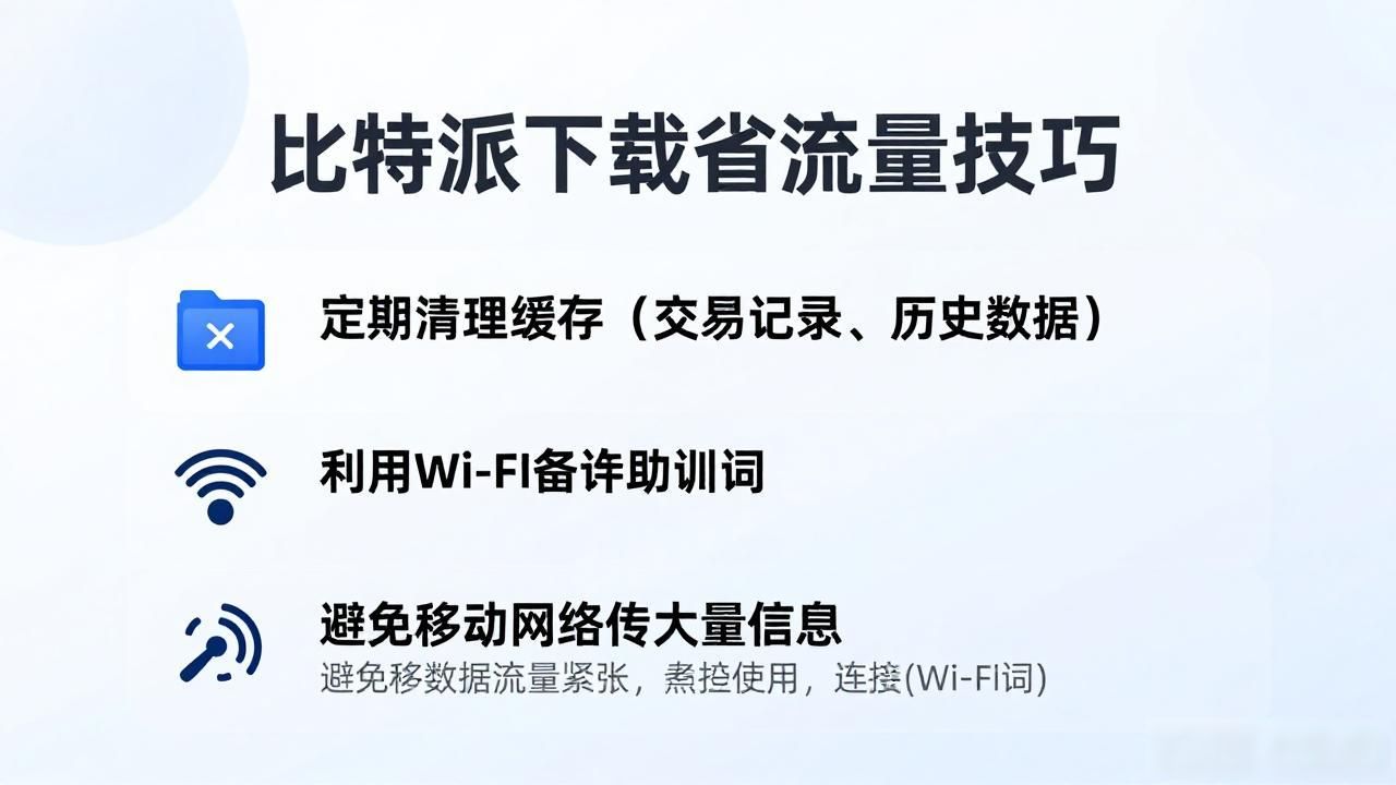 比特派钱包数据使用优化_关闭同步功能节省流量_如何在比特派官方下载中优化数据使用？