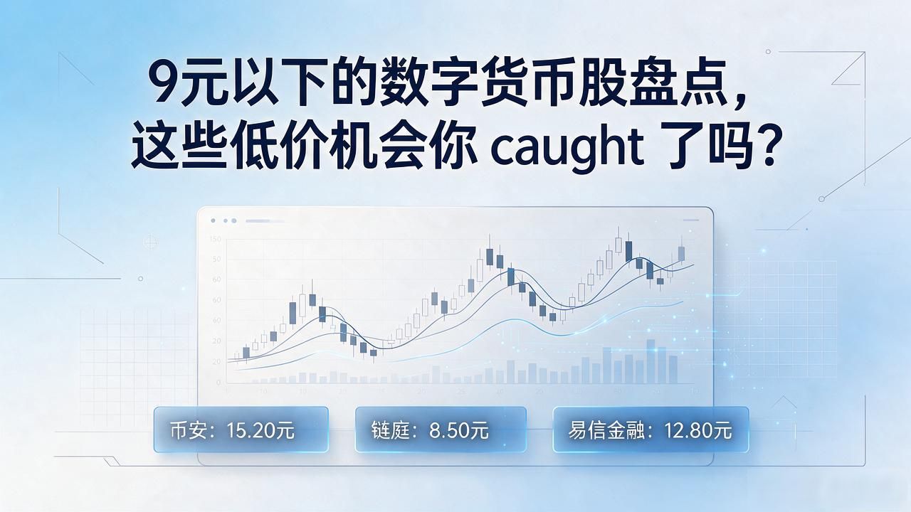 数字货币9元以下股票_9元以下的数字货币股_数字货币概念股投资机会