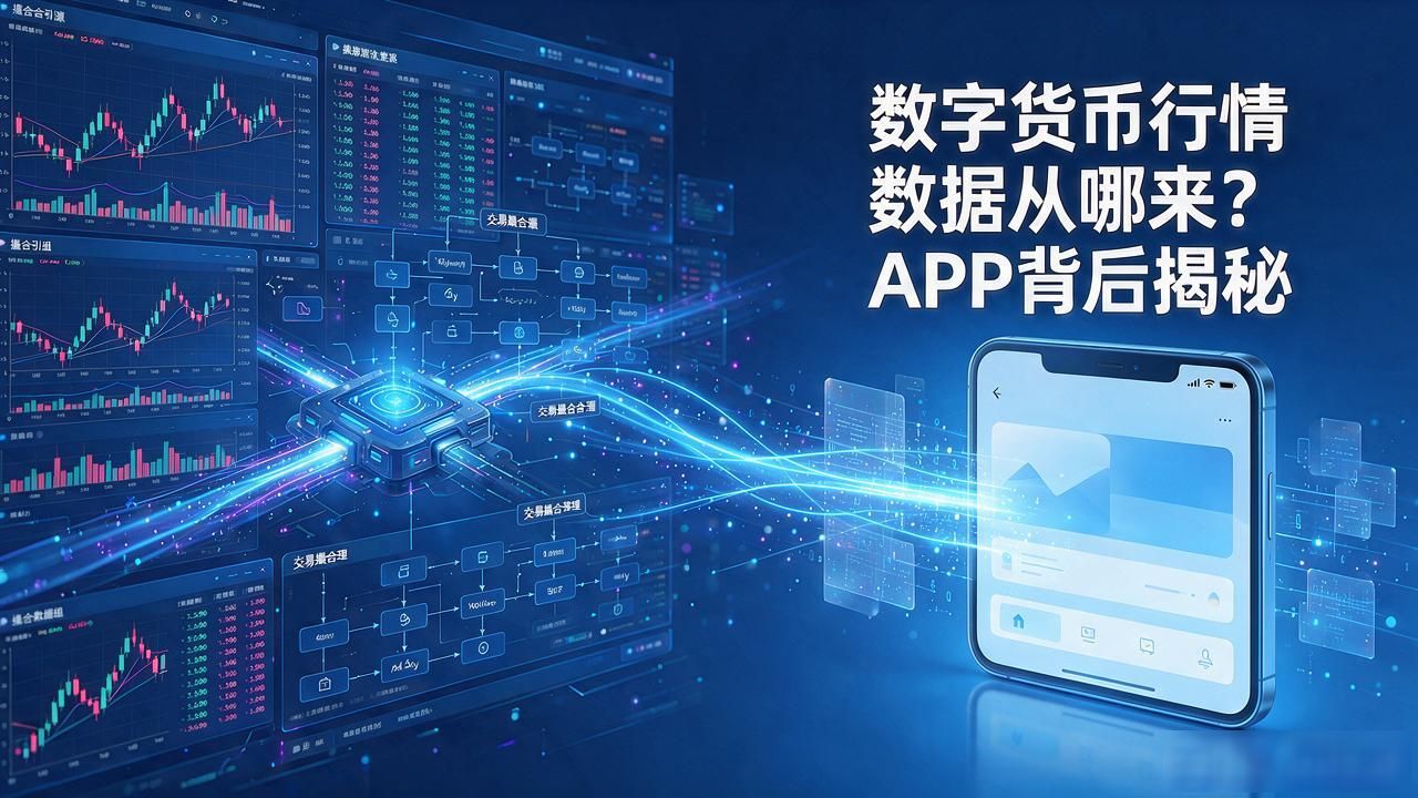 数字货币行情软件数据来源 加密货币行情数据真实来历 第三方聚合接口行情数据_数字货币行情app数据从哪来