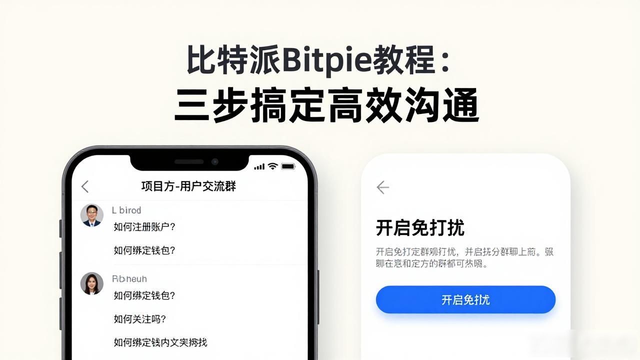 比特派Bitpie使用教程：建立高效沟通渠道_比特派App内置聊天功能使用_比特派App基础设置