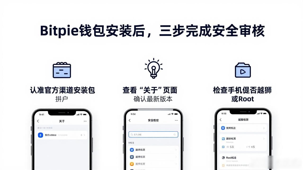 备份助记词安全检查_Bitpie钱包安全审核_如何安装Bitpie钱包后进行安全审核？